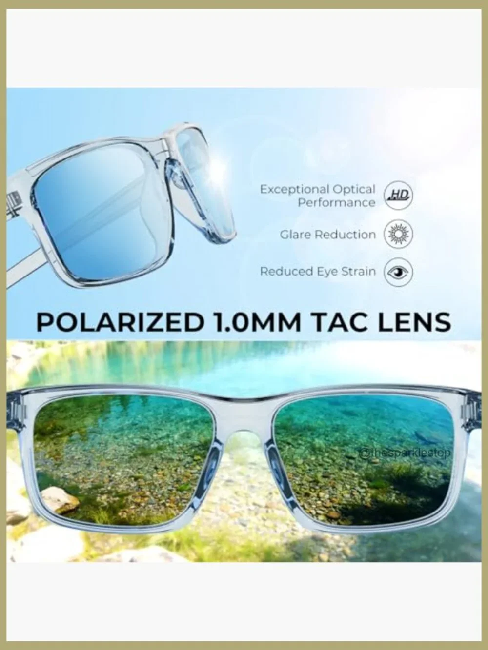 Polarized Sport Sunglasses for Driving Fishing Cycling Running UV Protection